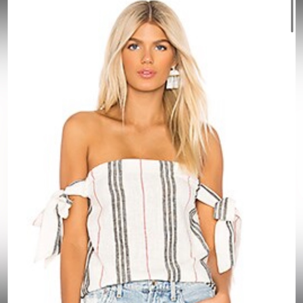 BCBGeneration tie sleeve top